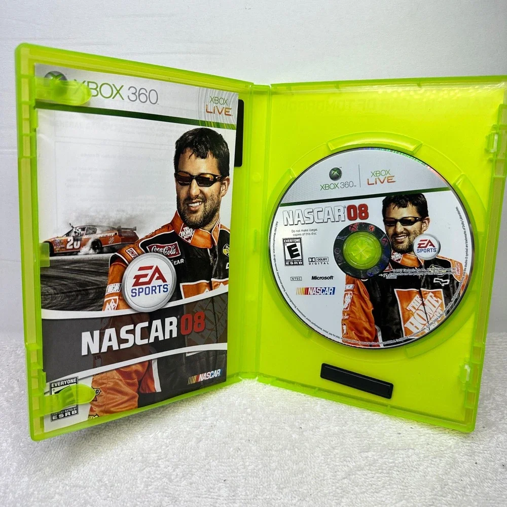 NASCAR 08 Xbox 360 EA Sports Racing Game Tony Stewart Car of Tomorrow Complete